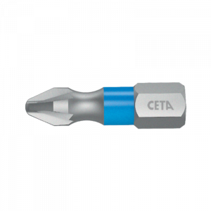 CETA FORM 1/4 Pozidriv (PZ) BİTS UÇ (RENK KODLU)-PZ1X25MM - CB/351TC