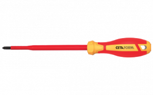 CETA FORM C-PLUS 1000V Pozidriv (PZ) UÇLU TORNAVİDA/VDE-PZ3X150MM - G03-003-150