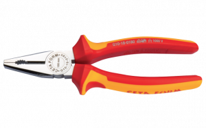 CETA FORM 160MM 1000V KOMBİNE PENSE-PARLAK KROM/VDE - G10-18-0160