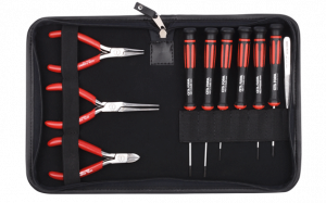 CETA FORM 10 PC. C-TRONIC ELEKT. PENSE-TORN.SETİ+DERİ ÇANTA - H30-W10