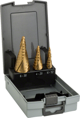 BOSCH HSS-TiN 3lü Kademeli Matkap Ucu 4-30mm
