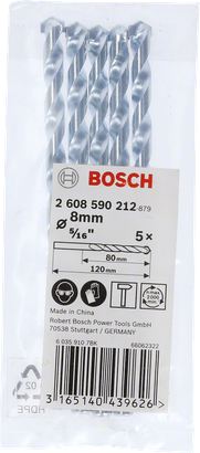 BOSCH CYL-1 Taş Matkap Ucu 8*120 mm 5'li