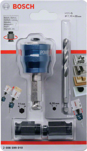 BOSCH PC Panç Başlangıç Seti HSSG 80mm Ø9,5