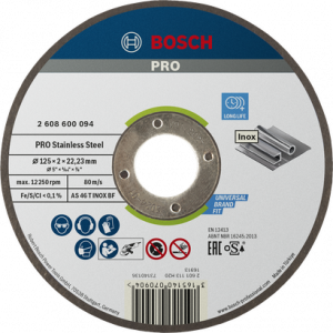 BOSCH PRO SS Kesme Taşı 125*2,0 mm Düz