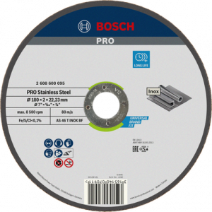 BOSCH PRO SS Kesme Taşı 180*2,0 mm Düz