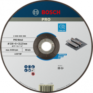 BOSCH PRO Metal Taşlama Taşı 230*8,0 mm
