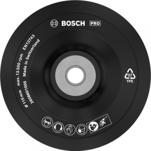BOSCH Fiber Disk Tabanı M14 Flanş Dişli 115mm