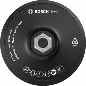 BOSCH PRO Kağıt Zımpara Tabanı M14 Pıtraklı 115mm