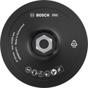 BOSCH PRO Kağıt Zımpara Tabanı M14 Pıtraklı 125mm