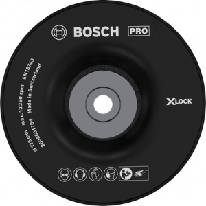BOSCH M14 Fiber Disk Taban 125 mm Sert (Turbo)