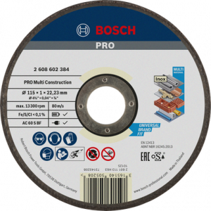 BOSCH PRO Multi Material Kesme Taşı 115*1,0 mm