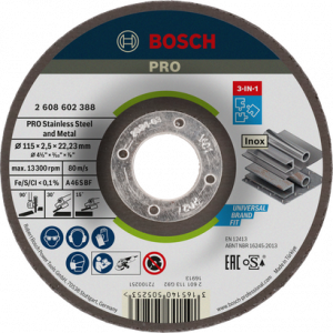 BOSCH PRO SS 3in1 Kesme Taşı Düz 115*2,5 mm