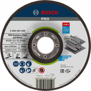 BOSCH PRO SS 3in1 Kesme Taşı Düz 125*2,5 mm