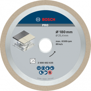 BOSCH PRO Ceramic Elmas Kesme Disk 180*25,40mm