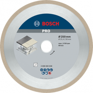 BOSCH PRO Ceramic Elmas Kesme Disk 250*30/®25,40mm