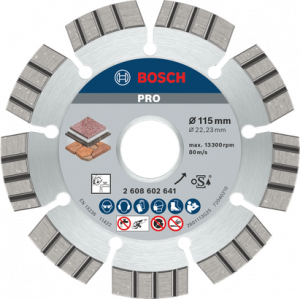 BOSCH PRO Stone Elmas Kesme Disk 115*22,23mm