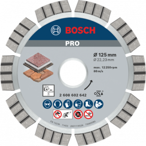 BOSCH PRO Stone Elmas Kesme Disk 125*22,23mm