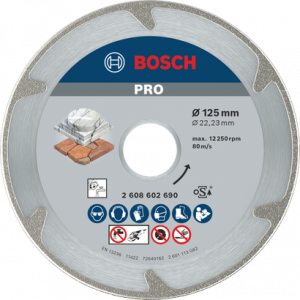 BOSCH PRO Marble Elmas Kesme Disk 125*22,23mm
