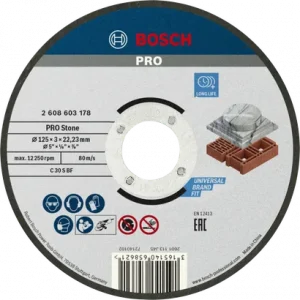 BOSCH PRO Stone Kesme Taşı 125*3,0 mm Düz