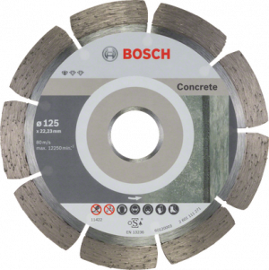 BOSCH Elmas Kesme Disk SFConcr 125*22,23mm 9+1