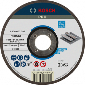 BOSCH PRO Metal Kesme Taşı 115*3,0 mm Düz