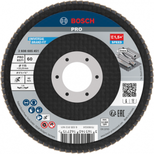 BOSCH PRO X571 115 mm 60 K Flap Disk