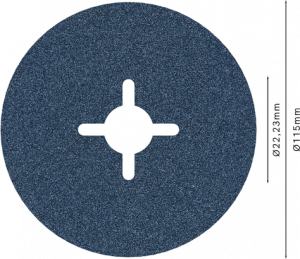 BOSCH PRO R574  115 mm 120K Fiber Disk