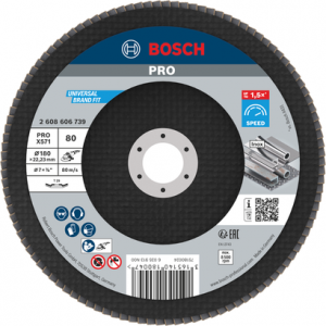 BOSCH PRO R574 180 mm 80 K  Flap Disk