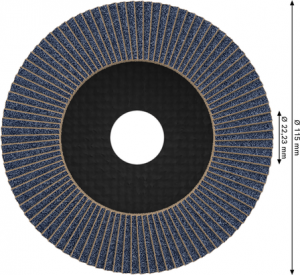 BOSCH PRO X571 115 mm 120 K Flap Disk