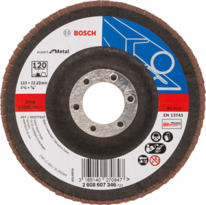 BOSCH EXM 115 mm 120 K  Flap Disk