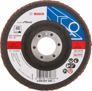 BOSCH X551 EXM Flap Disk 40K 115mm Düz