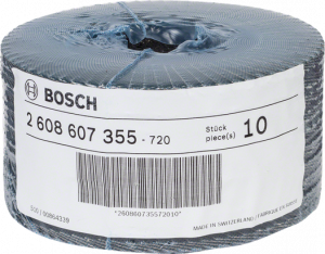 BOSCH X551 EXM Flap Disk 80K 125mm Düz