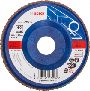 BOSCH X551 EXM Flap Disk 60K 115mm Düz Plastik
