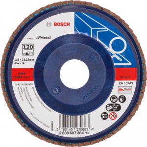 BOSCH X551 EXM Flap Disk 120K 115mm Düz Plastik