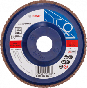 BOSCH X551 EXM Flap Disk 80K 125mm Düz Plastik