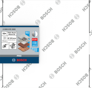 BOSCH PRO Multi Material Elmas Kesme Disk 125*22,23mm 9+1