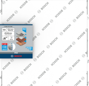 BOSCH PRO Multi Material Elmas Kesme Disk 230*22,23mm 9+1