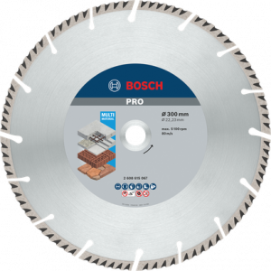 BOSCH PRO Multi Material Elmas Kesme Disk 300*22,23mm