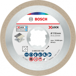 BOSCH X-LOCK Elmas Kesme Disk SFCeramic 110mm