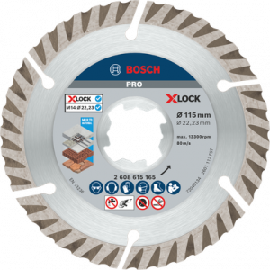BOSCH PRO Multi Material X-LOCK Elmas Kesme Disk 115mm