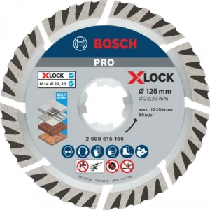 BOSCH PRO Multi Material X-LOCK Elmas Kesme Disk 125mm