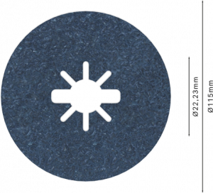 BOSCH PRO R574 X-LOCK 115 mm 36 K Fiber Disk
