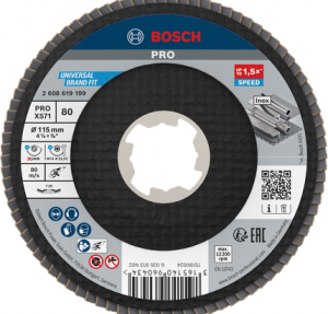 BOSCH PRO X571 X-LOCK 125 mm 40 K Flap Disk