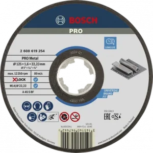 BOSCH PRO Metal X-LOCK KesmeTaşı 125*1,6 mm Düz