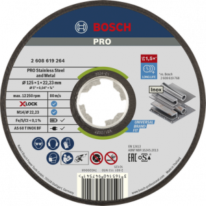 BOSCH PRO SS and Metal X-LOCK KesmeTaşı 115*1,0 mm Düz