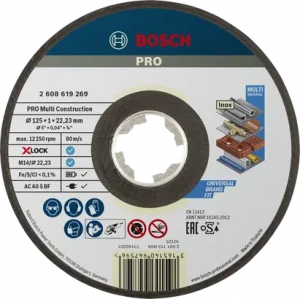 BOSCH PRO Multi Material X-LOCK KesmeTaşı 125*1 mm