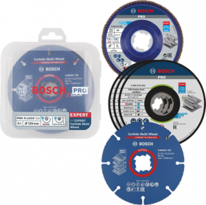 BOSCH PRO X-LOCK Kes. Ve Taş. Başlangıç Kiti 125mm