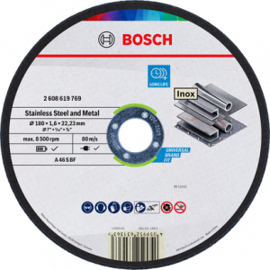 BOSCH SDMetal Kesme Taşı 180*1,6 mm Düz -Bosch Line