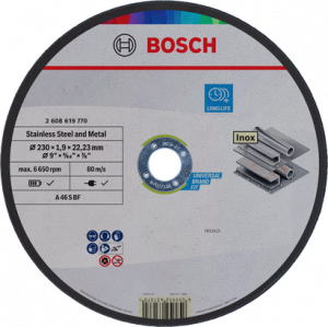 BOSCH SDMetal Kesme Taşı 230*1,9 mm Düz -Bosch Line