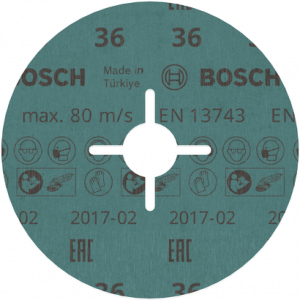 BOSCH PRO R780 125mm 36K Fiber Disk